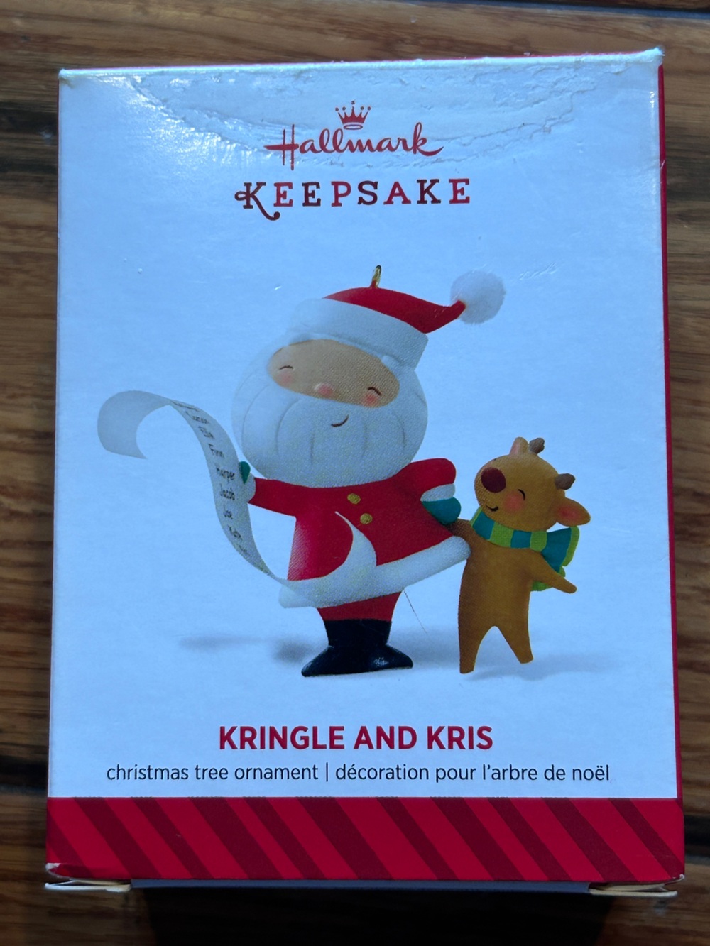 Hallmark Keepsake Ornament 2014 Kringle and Kris.  #1 in series.